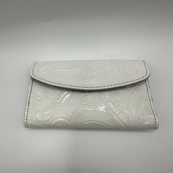 Small Genuine Leather Wallet - White - Picture 1 of 3
